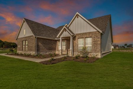 New construction Single-Family house 20 Zion Way, Valley View, TX 76272 Verbena- photo 1 1