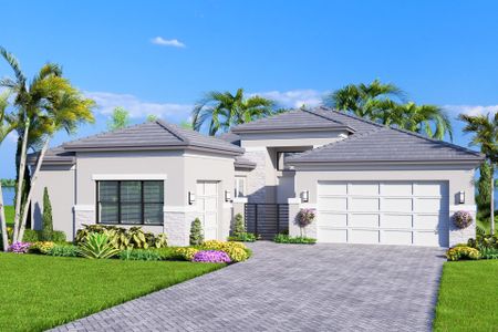New construction Single-Family house 12320 Sw Calm Pointe Ct, Port St. Lucie, FL 34987 plan Elena II - image