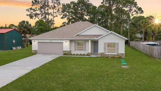 New construction Single-Family house 357 Sw Galicia St St Sw, Palm Bay, FL 32908 - image