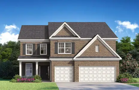 New construction Single-Family house 7163 Bocholt Dr, South Fulton, GA 30349 plan Westerly - image