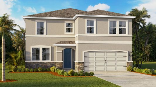 New construction Single-Family house 5384 Cloudberry Ave, Lakeland, FL 33811 plan Coral - image