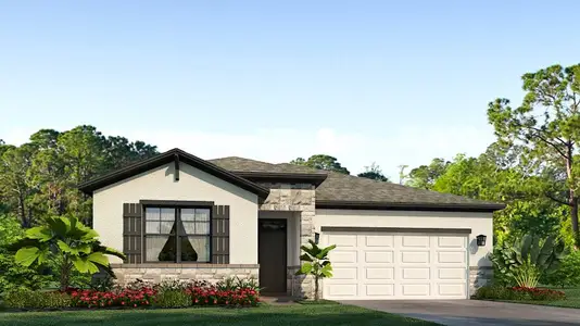 New construction Single-Family house 3022 Canopy Oak Blvd, Wildwood, FL 34785 plan Clifton - image