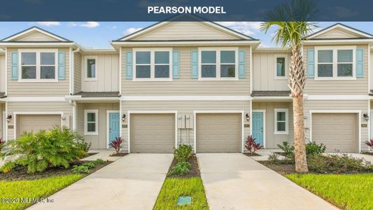 New construction Townhouse house 14458 Canter Rd, Jacksonville, FL 32234 plan Pearson - image