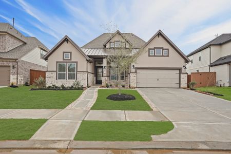 New construction Single-Family house 12219 Denham Dr, Mont Belvieu, TX 77523 plan Lakeway - image