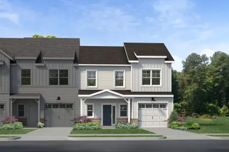 New construction Townhouse house 1129 Miller Rd, Greenville, SC 29607 plan The Princeton B - image