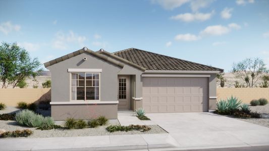 New construction Single-Family house 8139 S Cabari Mine Wy, Tucson, AZ 85747 plan Sepia - image