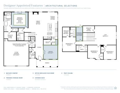 New construction Single-Family house 1958 Harmony Rd, Spring Hill, TN 37174 plan Kinnard Fairview - image 4