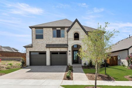 New construction Single-Family house 1320 Eclipse, Wylie, TX 75098 plan Harvard EW 2F w/Media - image