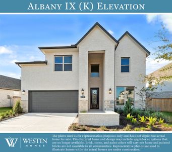 New construction Single-Family house 26911 Steradian Lake Ln, Richmond, TX 77406 plan The Albany IX - image