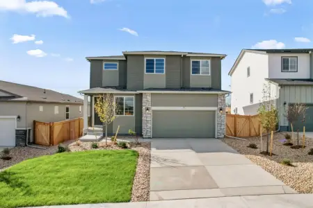 New construction Single-Family house 211 Mountain Flower Ave, Fort Lupton, CO 80621 plan Topaz - image