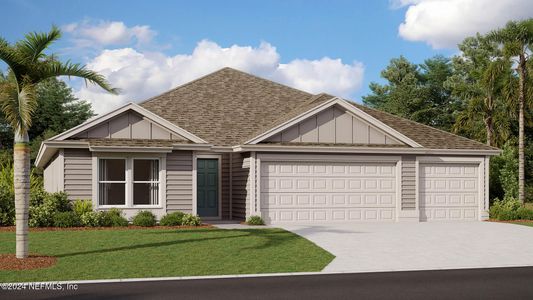 New construction Single-Family house 140 Hulett Woods Rd, Palm Coast, FL 32137 null- photo 0 0