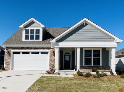 New construction Single-Family house 1716 Pinecliff Court, Fuquay Varina, NC 27526 Portico- photo 0