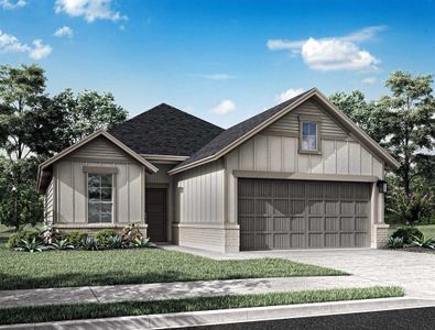 New construction Single-Family house 7555 Rainflower Cove Ct, Cypress, TX 77429 Primrose- photo 0