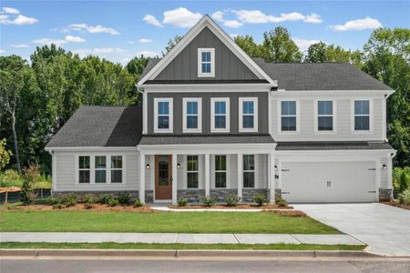 New construction Single-Family house 159 Hidden Fields Wy, Hoschton, GA 30548 plan Leland - image