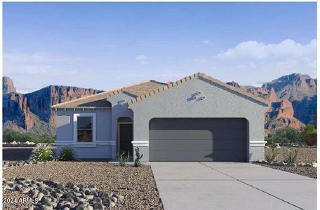 New construction Single-Family house 1576 E Lardner Drive, Casa Grande, AZ 85122 Baxter- photo 0