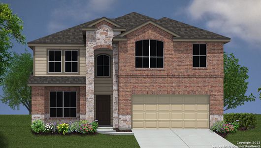 New construction Single-Family house 14015 Nolan Falls Rd, San Antonio, TX 78253 The Stonewall - photo 0