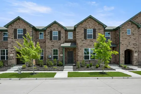 New construction Townhouse house 245 Wagon Spoke Wy, Fort Worth, TX 76120 plan Crockett 5A3 - image
