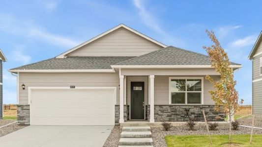 New construction Single-Family house 4729 Lynxes Way, Johnstown, CO 80534 NEWCASTLE- photo 0