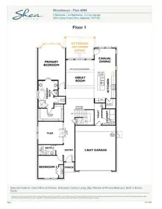 New construction Single-Family house 29784 Brushy Gables Dr, Magnolia, TX 77354 plan 4069 Elevation D - image