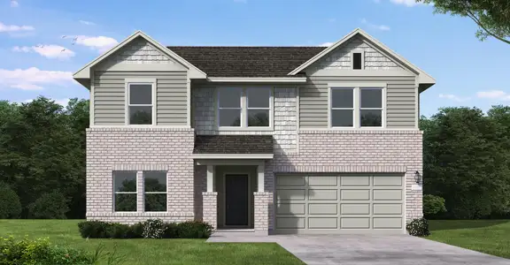 New construction Single-Family house 224 Magnolia Laurel Dr, Alvin, TX 77511 plan Donley - image