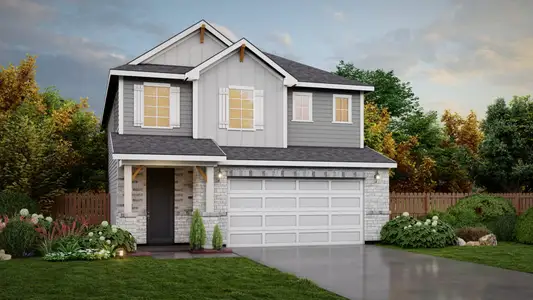 New construction Single-Family house 717 Willowbrook Ave, New Braunfels, TX 78130 plan Sequoia - image