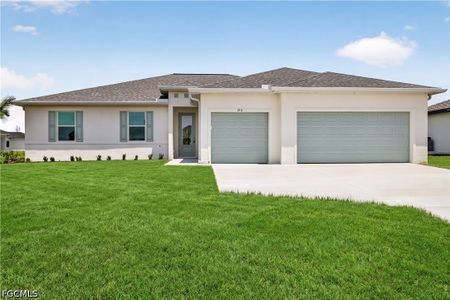 New construction Single-Family house 1911 Nw 1St Pl, Cape Coral, FL 33993 plan The Bluewater Cove - image