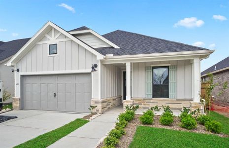 New construction Single-Family house 6018 Regala Drive, Manvel, TX 77578 Haskell- photo 0