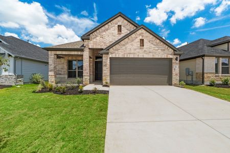 New construction Single-Family house 111 Malibu Bnd, Hutto, TX 78634 plan Turquoise | Trinity Ranch - image