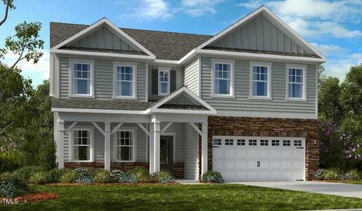 New construction Single-Family house 633 Sun Meadow Drive, Wake Forest, NC 27587 Sheridan- photo 0