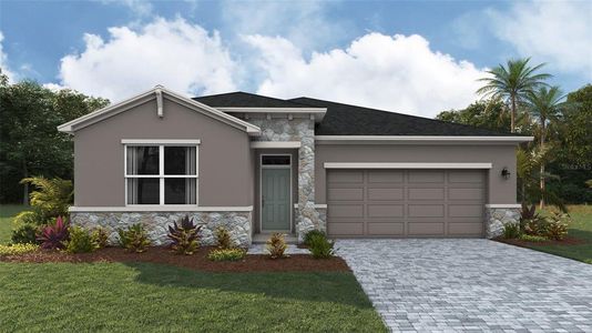 New construction Single-Family house 17317 Saltbush Trl, Parrish, FL 34219 plan Clifton - image