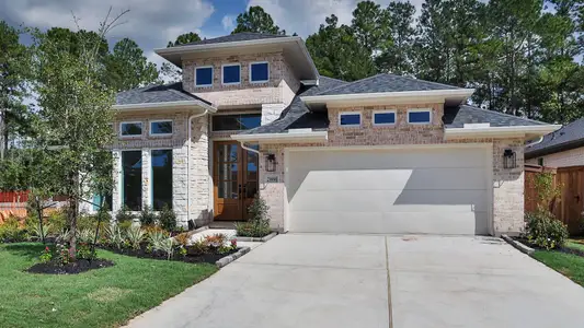 New construction Single-Family house 29898 Amber Brook Dr, Magnolia, TX 77354 plan 2357W - image