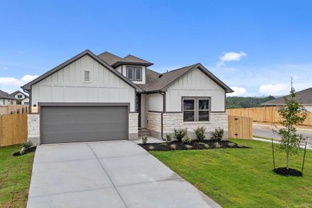 New construction Single-Family house 235 Red Tail Hawk Ln, Cedar Creek, TX 78612 plan Young - image