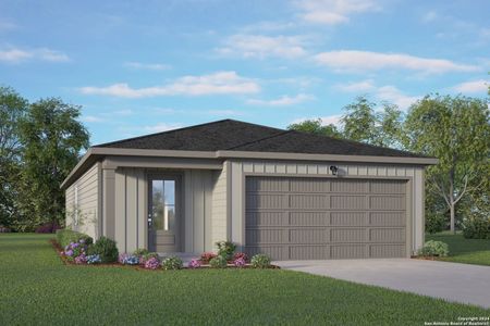 New construction Single-Family house 2530 Dry Moss Way, San Antonio, TX 78224 The Frio A- photo 0 0