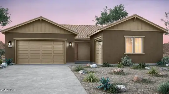 New construction Single-Family house 2530 E Truffle Rd, San Tan Valley, AZ 85140 plan Coventry II - image