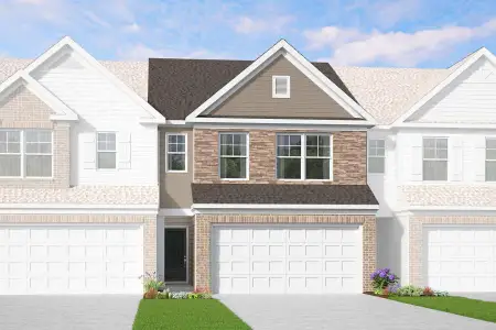 New construction Townhouse house 3970 Streamlet Wy, Gainesville, GA 30506 plan Cole - image