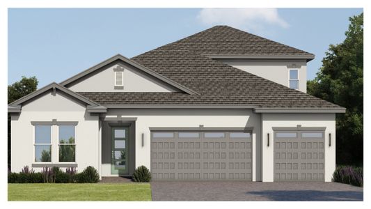 New construction Single-Family house 55 Greenhaven Pl, Ormond Beach, FL 32174 plan Flamingo II (BL) - image
