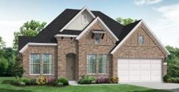 New construction Single-Family house 31922 Sorrel Copley Lane, Hockley, TX 77447 Anson (2574-HV-45)- photo 0