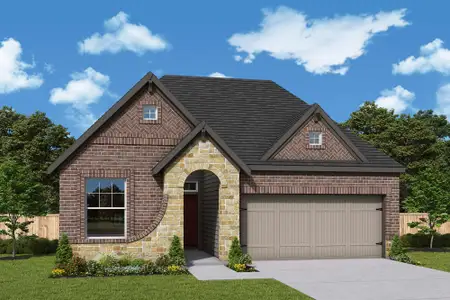 New construction Single-Family house 454 Silver Moon Wy, Katy, TX 77493 plan The Carolcrest - image