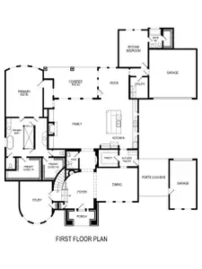 New construction Single-Family house 4109 Rolling Spgs, Weston, TX 75009 plan Churchill PC - image