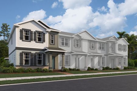 New construction Townhouse house 434 Lady Palm St, Apopka, FL 32703 plan Windham II - image