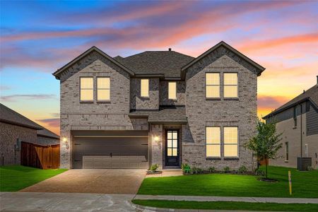 New construction Single-Family house 3705 William Riley Street, Melissa, TX 75454 Trinity- photo 0