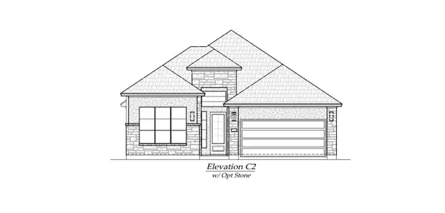 New construction Single-Family house 2102 Briggs Smt, San Antonio, TX 78245 plan Hampton 50′ - image