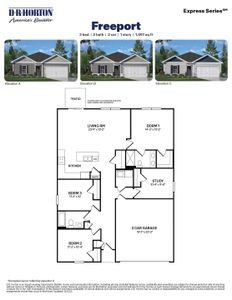 New construction Single-Family house 4574 Red Oak Dr, Trinity, NC 27370 plan Freeport - image