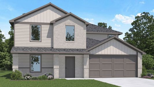 New construction Single-Family house 12280 Lexington Heights Dr, Willis, TX 77318 plan Callahan - image