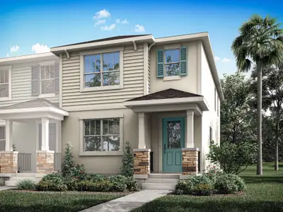 New construction Townhouse house 1458 Blumberg Blvd, Winter Springs, FL 32708 plan Catalina II - image