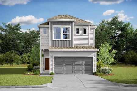 New construction Single-Family house 5616 Green Rise Lane, Houston, TX 77091 - photo 0