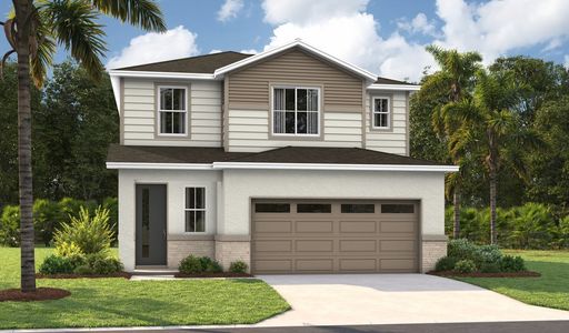 New construction Single-Family house 2401 Twin Rivers Trl, Parrish, FL 34219 plan Lynwood - image