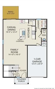 New construction Single-Family house 237 Greenbay St, Lillington, NC 27546 plan Engage - image