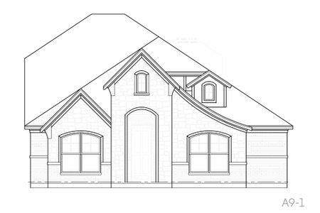 New construction Single-Family house 1868 Vista Wy, Waxahachie, TX 75165 plan MacArthur - image