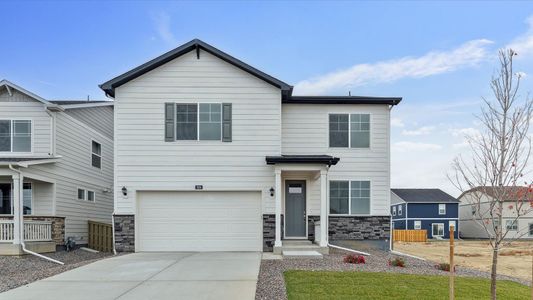 New construction Single-Family house 43175 Merion Hills Ct, Elizabeth, CO 80107 BRIDGEPORT- photo 0